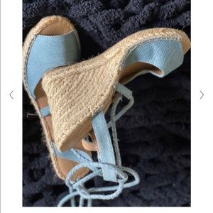 Merona Denim wrap around wedge